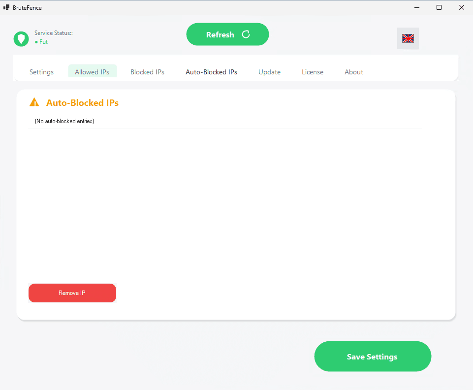 Automatic IP blocking in action